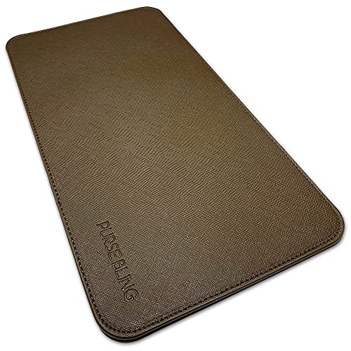 Purse Bling Speedy 40 Base Shaper, Bag Shaper for LV Speedy Bags and other LV Totes, Vegan Leather (Brown, Speedy 40)