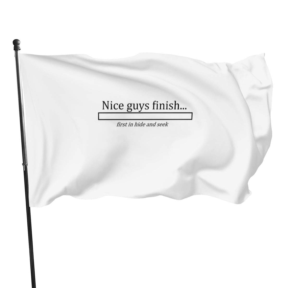 Generic Brands Nice Guys Finish Tee Flag Banner