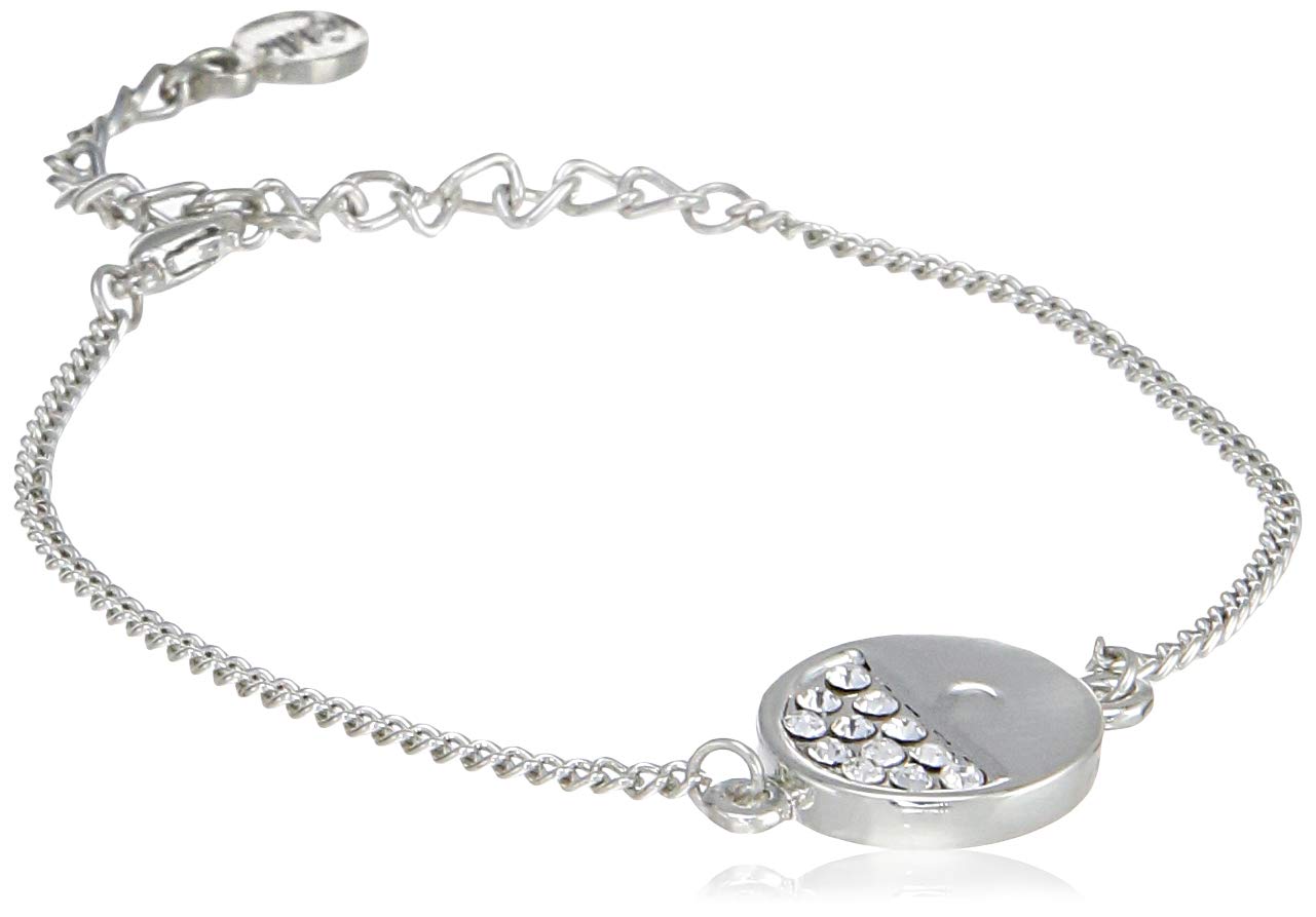 Estele 24 Kt Rhodium Plated Day and Night Coin Chain Bracelet (B08D8QBC3J) Amazon Price History, Amazon Price Tracker