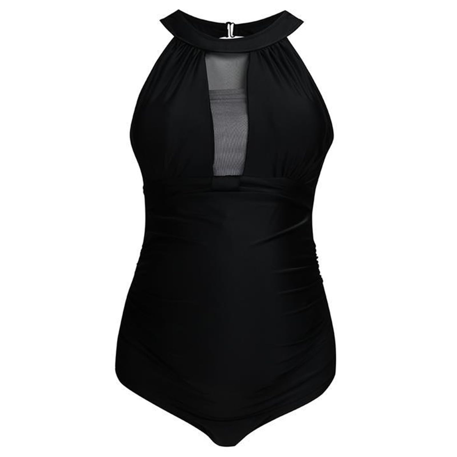 Pour femmes enceintes, tissu polyester extensible avec ventre à séchage rapide, maillots de bain confortables à séchage rapide