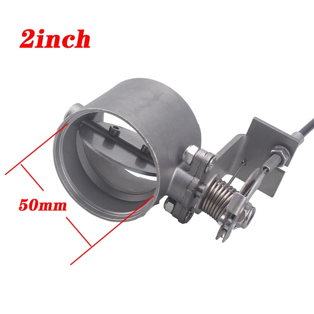 Parti del Silenziatore del Tubo di Scarico Della Valvola di Scarico del Tubo di Scarico Modificato da 2 Pollici/50 mm per Moto Universale