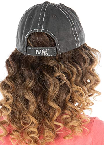 Image of Funky Junque Womens Baseball Cap Distressed Vintage Unconstructed Embroidered Dad Hat