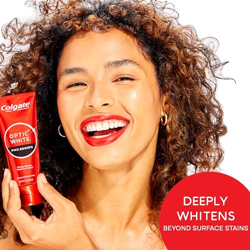 Image of Colgate Optic White Pro Series Whitening Toothpaste & Battery Toothbrush