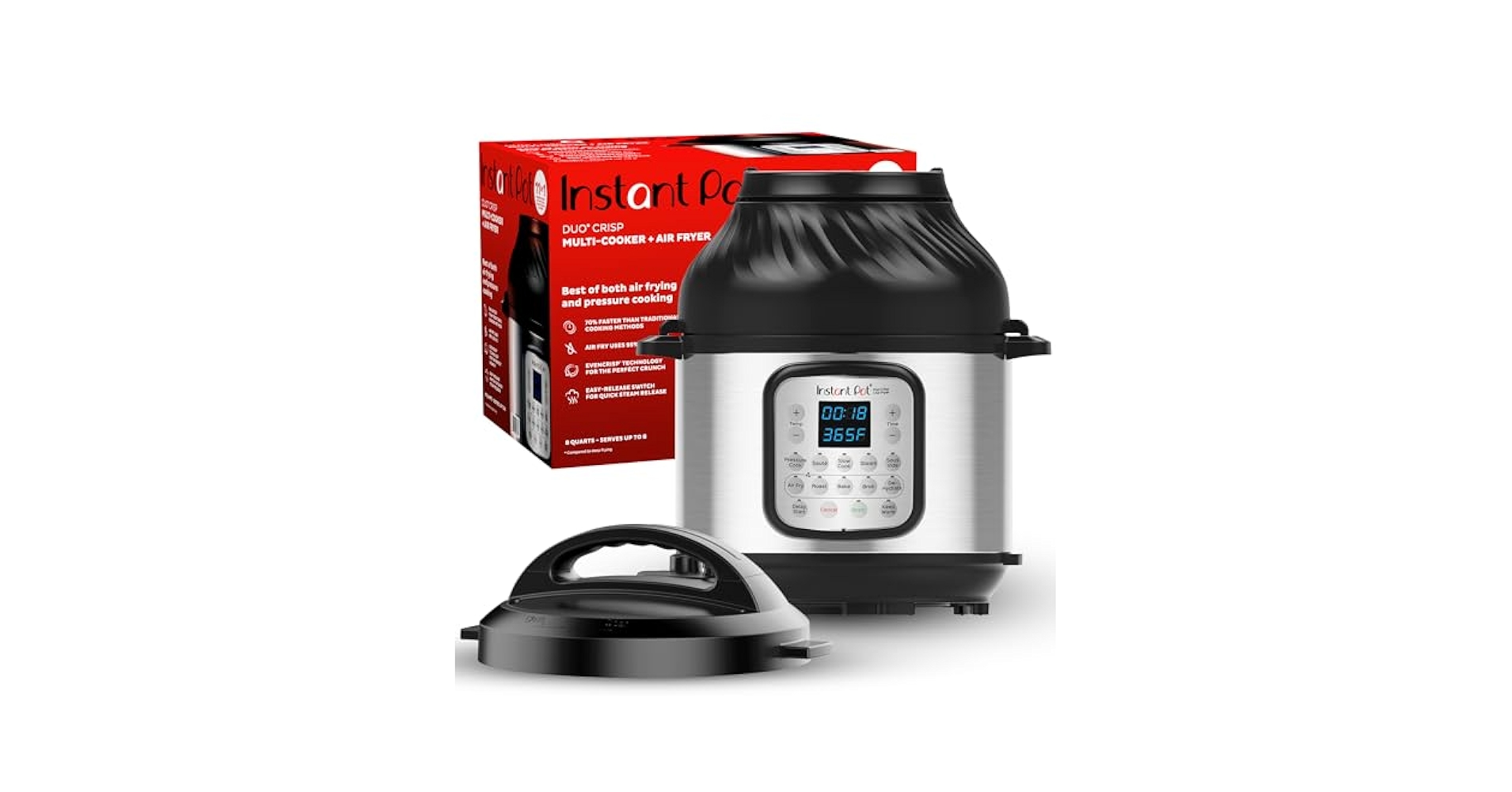 Amazon.com: Instant Pot Duo Crisp 11-in-1 Air Fryer and