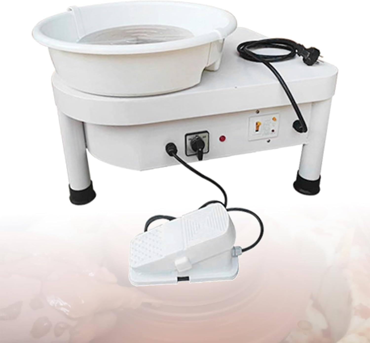 Pottery Wheel Forming Machine,for Kids Adults Beginners at Home Pottery,easy Cleaning,with Foot Pedal and Detachable Basin,for Ceramics Clay Art Craft DIY Arts, Crafts