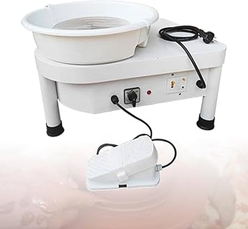 Pottery Wheel Forming Machine,for Kids Adults Beginners at Home Pottery,easy Cleaning,with Foot Pedal and Detachable Basin,for Ceramics Clay Art Craft DIY Arts, Crafts