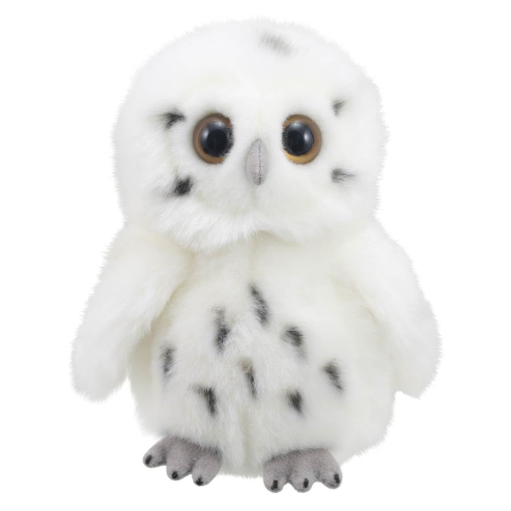 Wilberry Snowy Owl Soft Toy, Cuddly White Plush Bird, Lifelike, Nature-Inspired Companion