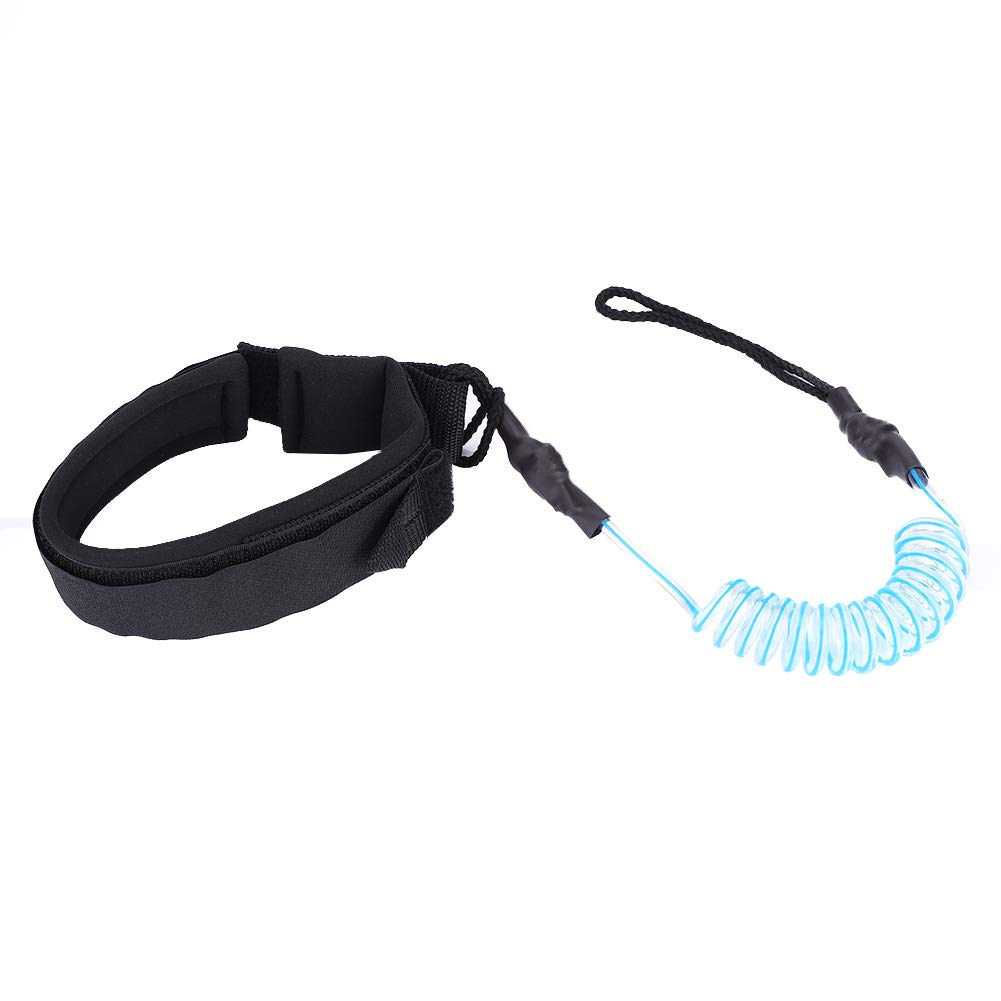 ZJchao Surfboard Leg Leash,Stand Up Paddle Board Coiled Spring Leg Foot Rope Surfing Leash for Surfboard (1#)