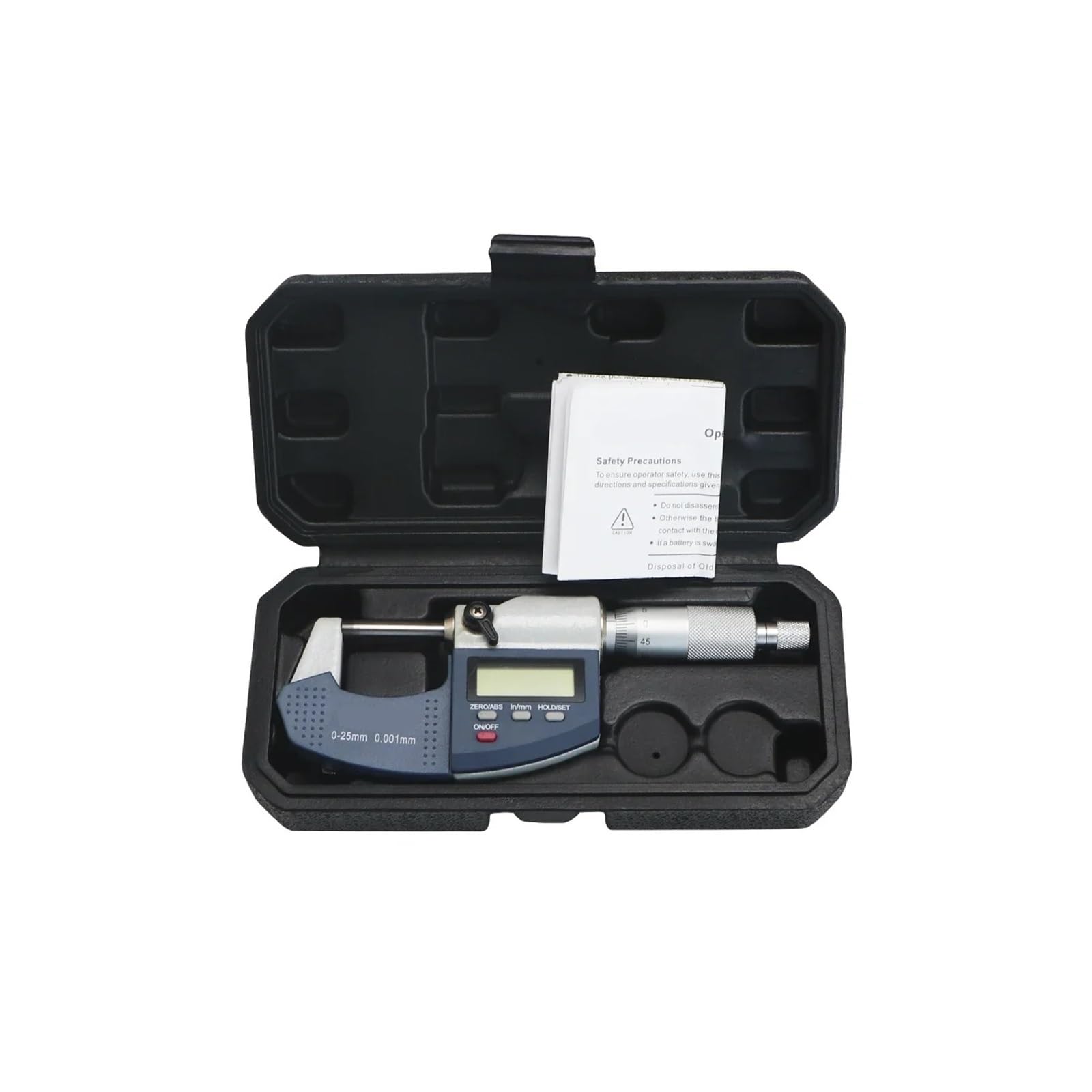 Micrometer, SHAHE 0-25mm Digital Mikrometer Mit Skala Linie Elektronische Außerhalb Mikrometer 0,001mm Mikrometer Gauge