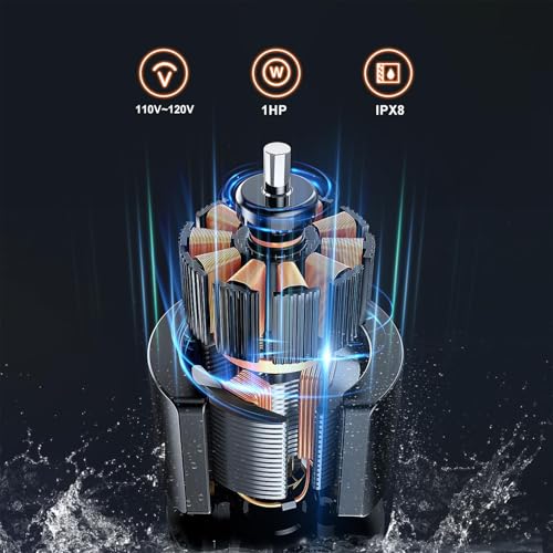 Image of Sump Pump Submersible 1HP 3700GPH