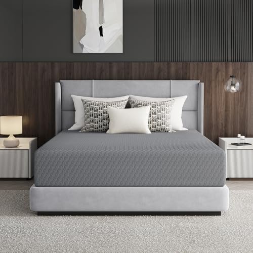 Novilla 14 Inch Queen Size Mattress, Cooling Memory Foam Mattress...