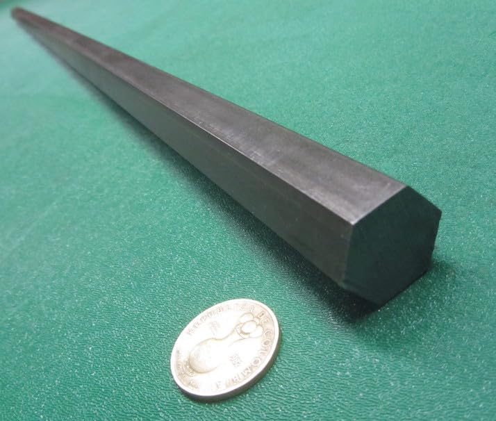 1018 Carbon Steel Hex Rod 0.875" (7/8") Diameter x 3 Foot Length