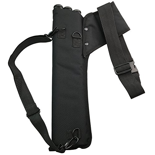 SHARROW Bogenschießen Pfeil Köcher, 3-Röhrenköcher Tragbarer Köcher für Pfeile 3-Röhren Pfeilköcher Pfeilhalter für Rücken oder Taille