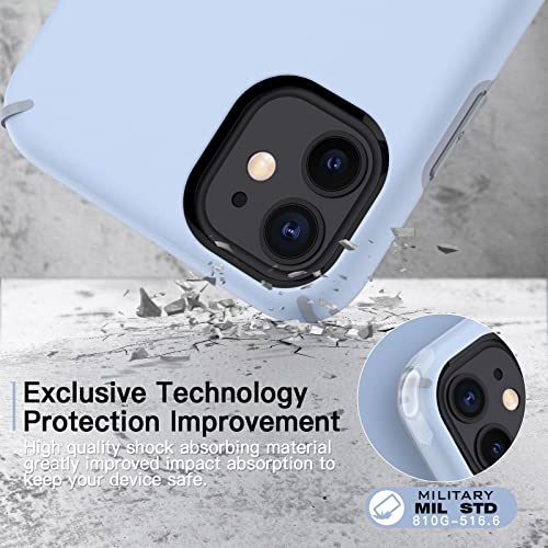 Team Luxury Designed For Iphone 11 Case, [Ultra Impact Resist] [Anti-Scratch] Shockproof Protective Case For Iphone 11 Phone Case Cover (6.1”), (Light Blue/Gray) #TOP2