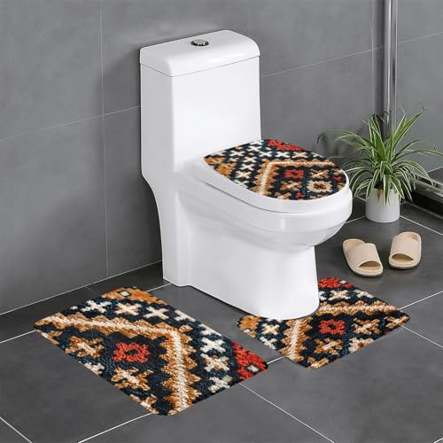 Tapis de sol antidérapant imprimé lavable et facile à nettoyer - 2