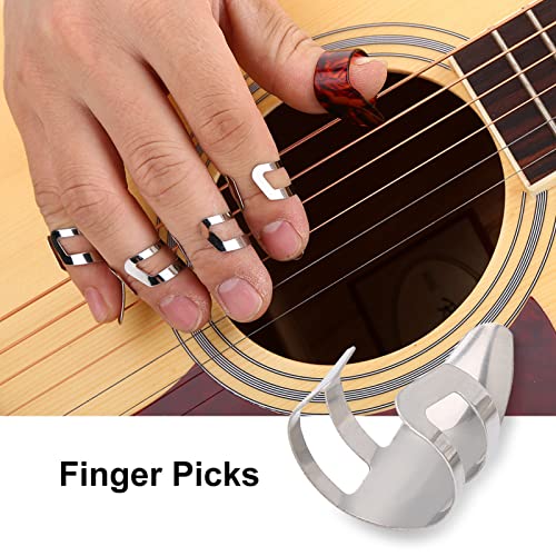 Médiators de pouce, médiators de bricolage avec boîte de rangement pour jouer de la guitare - Les Beatles, Paul McCartney, John Lennon, RIngo Starr, George Harrison Médiators de pouce, médiators de bricolage avec boîte de rangement pour jouer de la guitare – Image 6