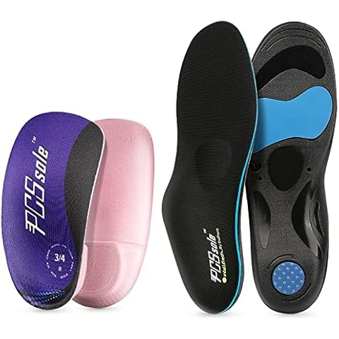 PCSsole Orthotic High Arch Support Insoles, Comfort Gel Work Boot Insert for Flat Feet, Plantar Fasciitis, Feet Pain, Heel Spur Pain,Metatarsalgia,Over Pronation for Men and Women Cover