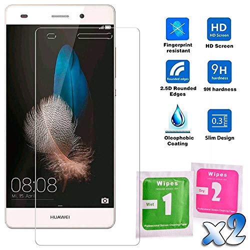 OcioDual 2X Protector de Pantalla Cristal Templado para Huawei P8 P 8 Lite ALE-L21