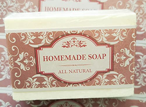 ZZYBIA Wrap Paper Tape for Homemade Soap Bar Handmade Products Horizontal Set (H2 - Orchid Pink Classic)