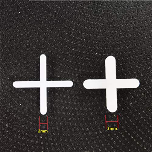 Yiyatoo 100Pcs Tile Leveler Spacers And 500Pcs 2Mm Tile Spacer,Tile Leveling System With Special Wrench,Reusable Spacer Flooring Level Tile Levellers Set System Construction For Builing Walls & Floors #TOP2