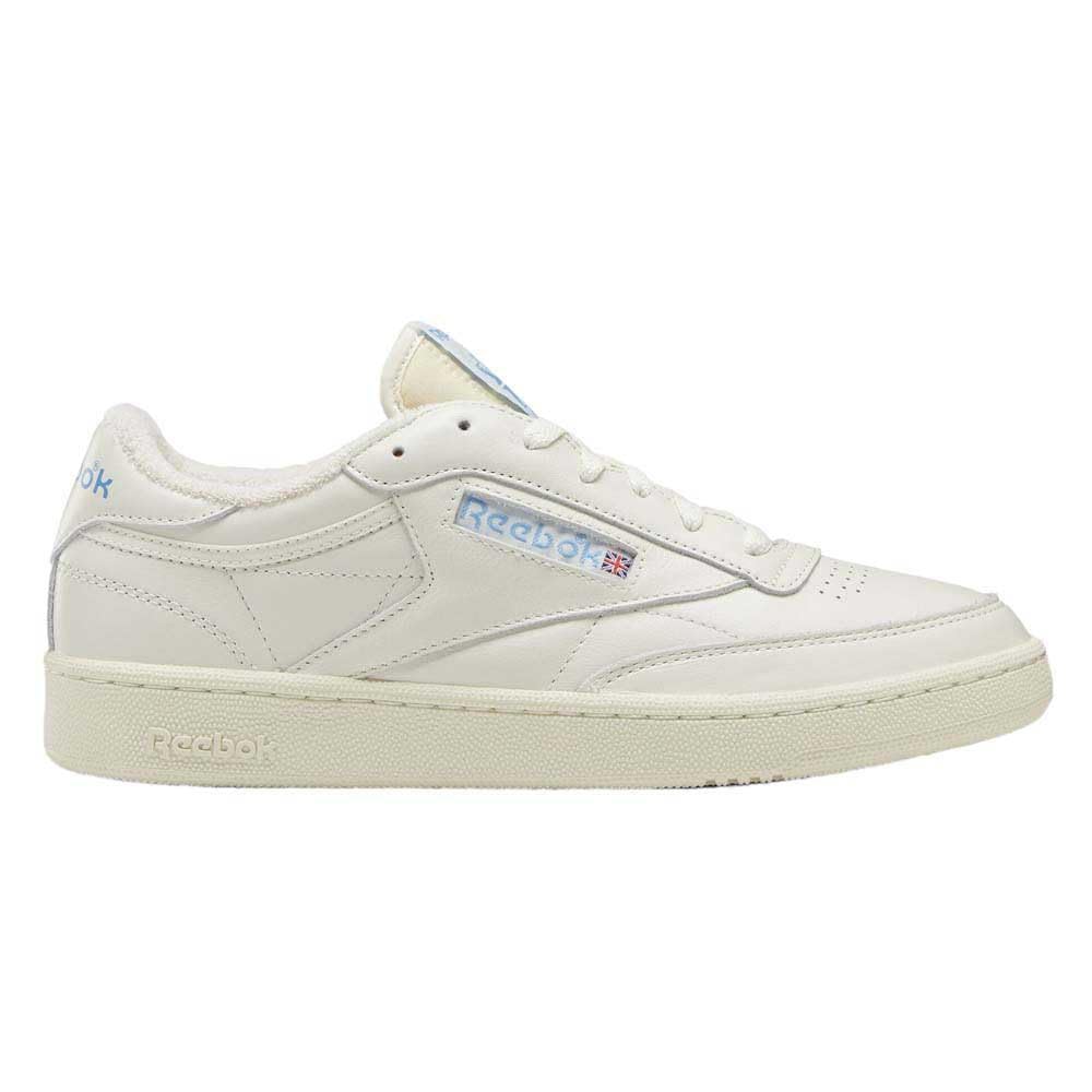 Reebok Men Club C 85 Vintage Sneaker, FTWR White/Chalk/Vector Blue, 11.5