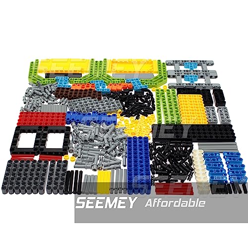 Image of SEEMEY 430Pcs Beams-Pins-axle- Panel Parts Set Compatible LEGO-Technic