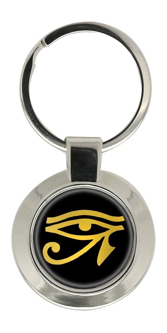 Giftshop UK Eye of Horus Gold Key Ring