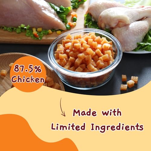 Image of Jungle Calling Soft Chicken Cat & Dog Treats, Natural Chewy Snacks, 10.6 oz