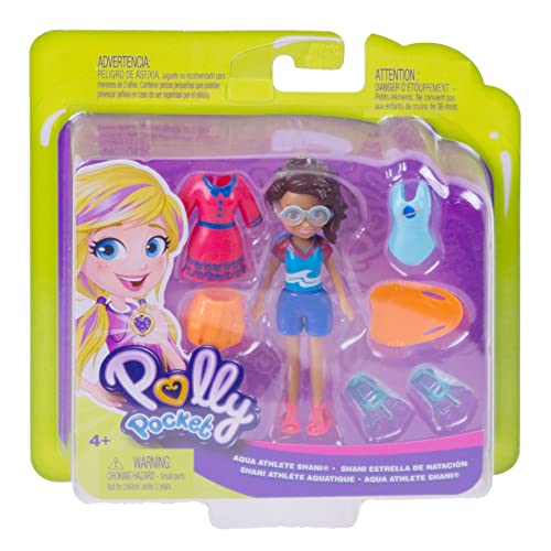 Mattel Polly Pocket Boneca de Aventuras - Sortimento, Multicor - Apenas 1 (Uma) Unidade - Não é poss