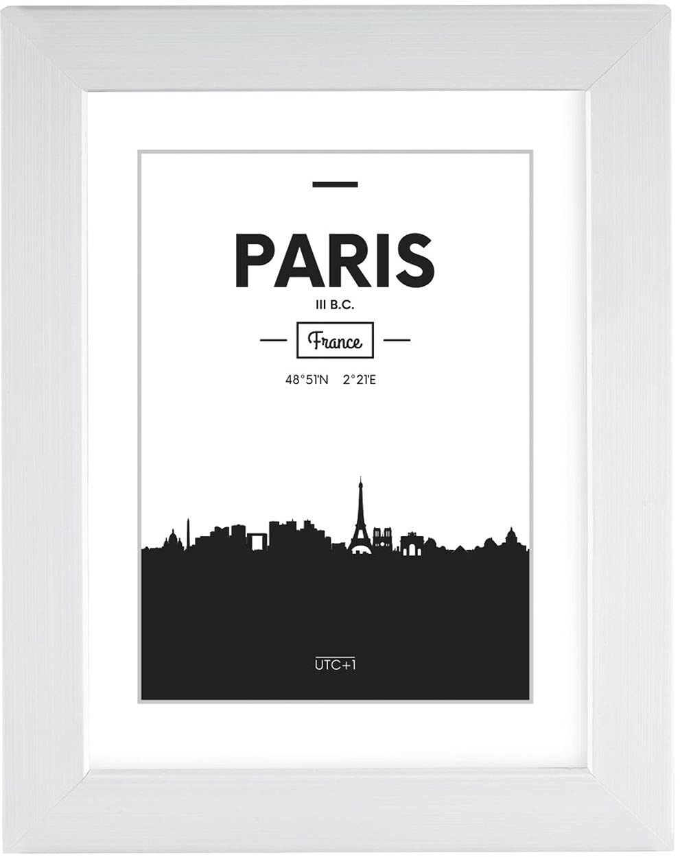 Cadre photo en plastique blanc Hama Paris 30 x 40 cm pour encadrer facilement vos affiches
