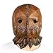 WWWL Mascara de Halloween Máscara de espantapájaros Halloween Terror de Horror Props Terror Película Cosplay Paño Bolsa Latex Headgear Party Escape Dress Up (Color : X14151, Size : M)