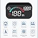 Dyno Racing New GPS Hud Digital Display Gauge Windshield Speedometer Projector Speed,Mileage,Compass,Speed Progress bar, Overspeed Alarm Heads Up Display USB Power
