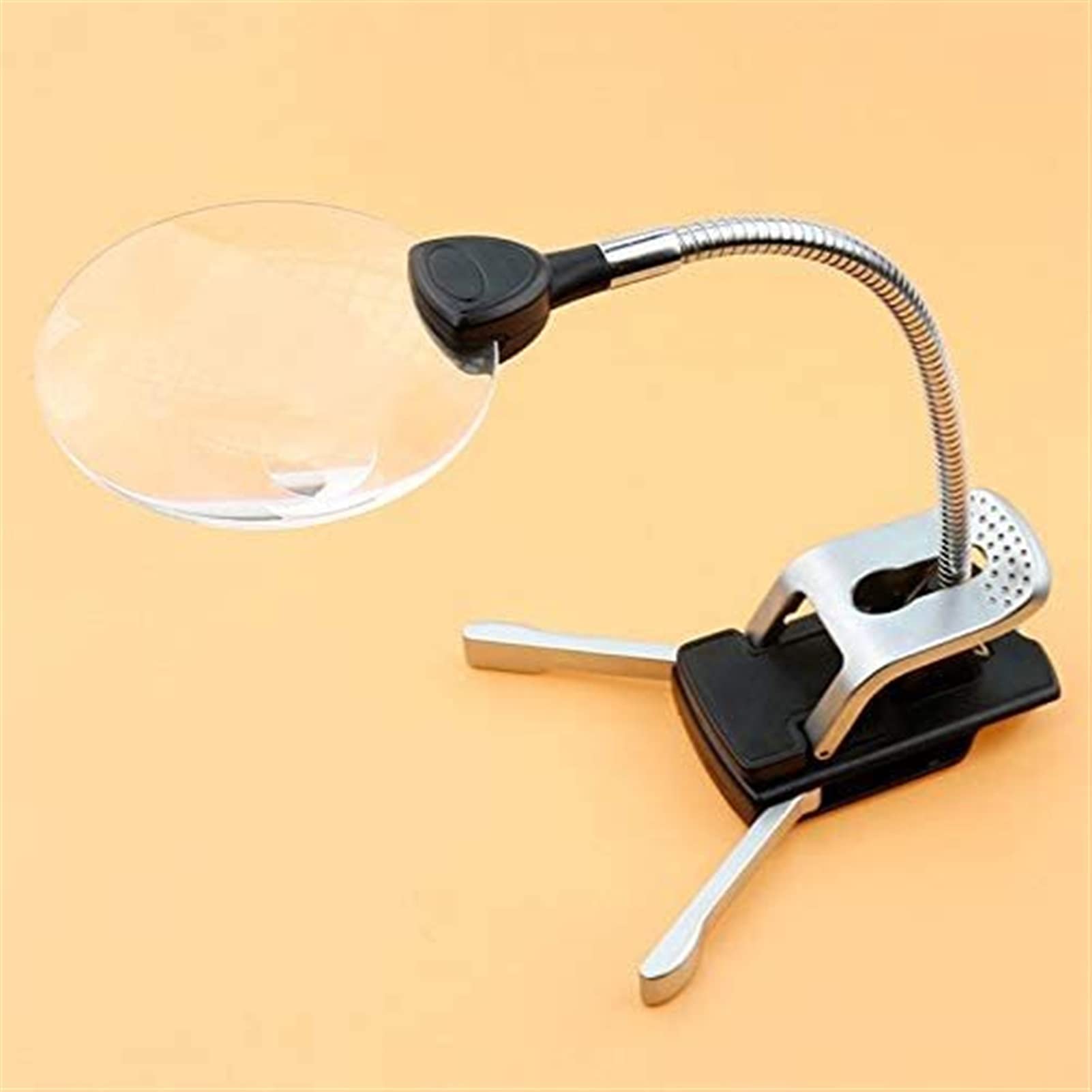 Lekka Lupa Led Lampa Biurkowa 2,5/8X Lupa Do Czytania O Wysokiej Rozdzielczości Do Wielofunkcyjnego Czytania Zegarków Naprawczych