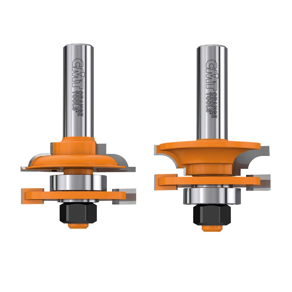 CMT ORANGE TOOLS 991.503.11 Juego 2 Fresas para Juntas m+f hm s 12 d 44.4, 5 V, Arándano