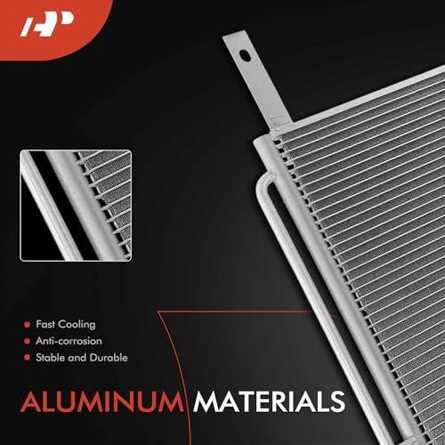 A-Premium Air Conditioning A/C Condenser Compatible with Ford F - Additional View