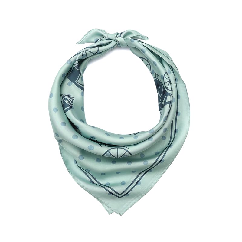 Coach womens Horse and Carriage Dot Printed Bandana