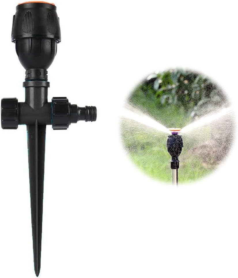 COKEEY Rotating Tripod Sprinkler, 360 Degree Automatic Irrigation