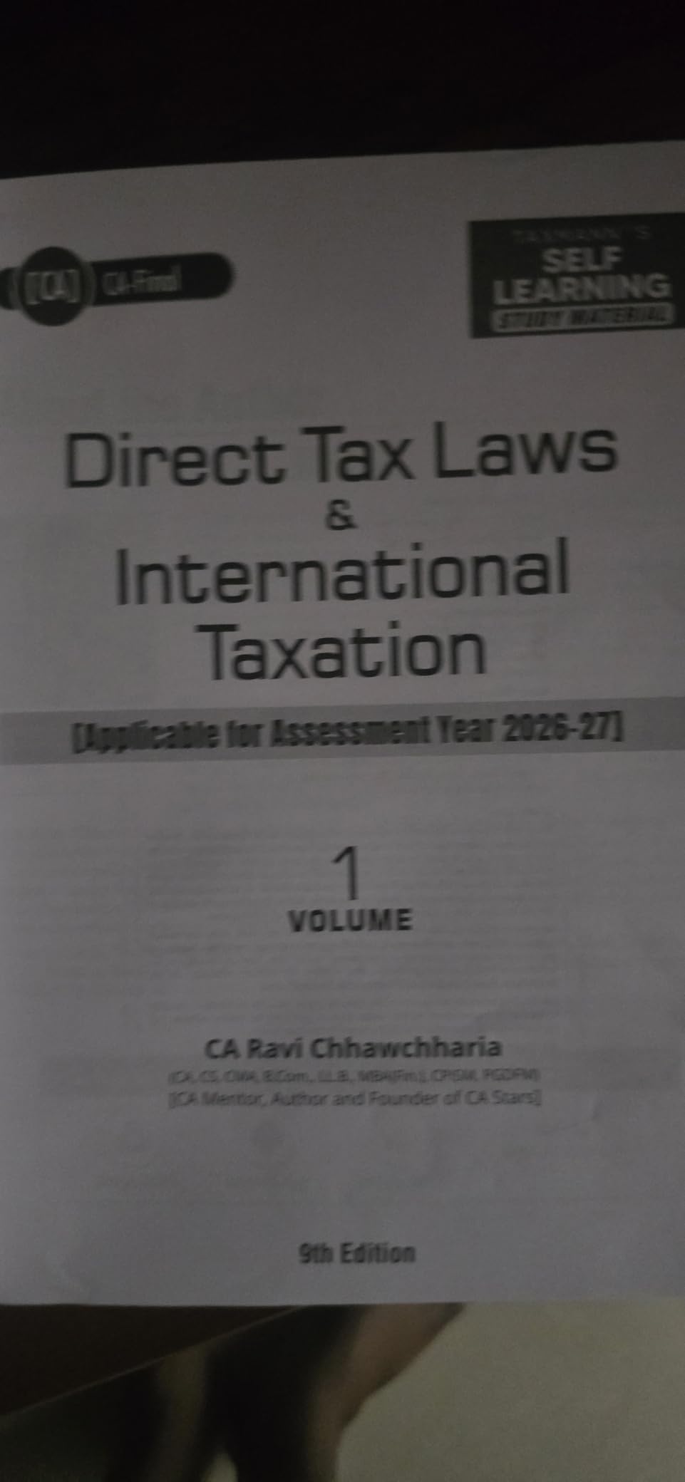 Buy Taxmann's Direct Tax Laws & International Taxation | 2 Vols (Paper ...