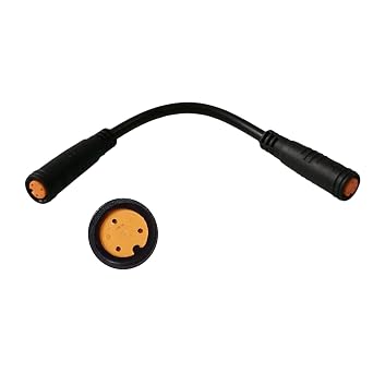 3-Pin Female to Female Ebike Extension Cable for Headlights,3 Pin Female Connector