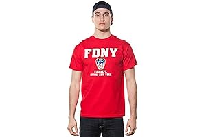 FDNY: Emblazoned Emblem, Crimson Attire
