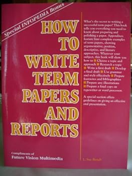 Paperback How to Write Term Papers and Report Book