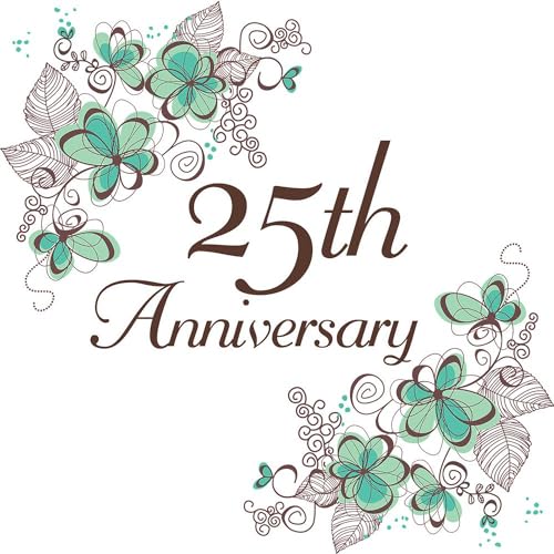 Taza Cerámica CafePress 11 oz Floral Aniversario 25 miniatura 3