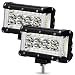 Side Shooter LED Light Bar YITAMOTOR 5Inch 264W LED Work Light Pods Offroad Driving Light Quad Row LED Cubes Fog Lights with Combo Beam Waterproof for Truck Motorcycle Boat, 2 Year Warranty