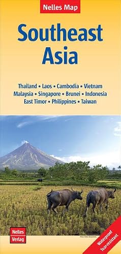 Southeast Asia Map (English And German Edition) #TOP1