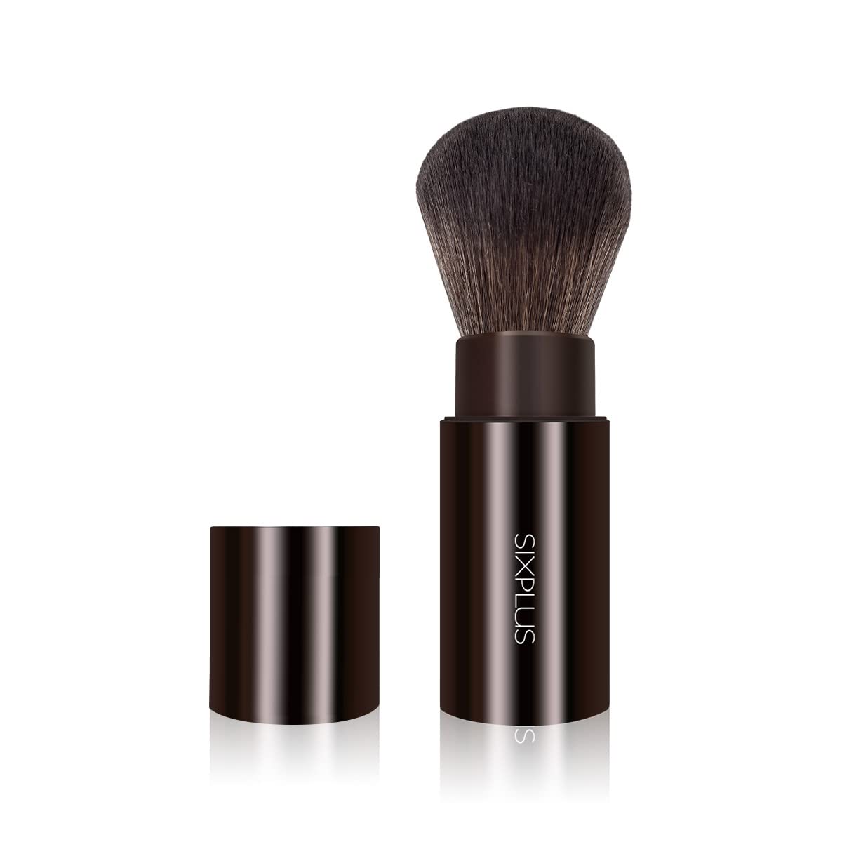 SIXPLUS Rotating Powder Brush with Magnetic Feature, Easy to Carry F44 Makeup Brush : Beauty