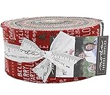 Merry Starts Here Jelly Roll 40 2.5-inch Strips by Sweetwater for Moda Fabrics