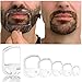 Produktbild 5pcs Template Shaper Werkzeug für Beard, Herren Bart Haarstrich, Vollbart Shaper Werkzeug für Beard Shaping - Leitfaden für Männer Beard Styling