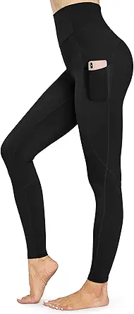 STYLEWORD Womens Yoga Pants with Pockets High Waist Workout Leggings Running Pants
