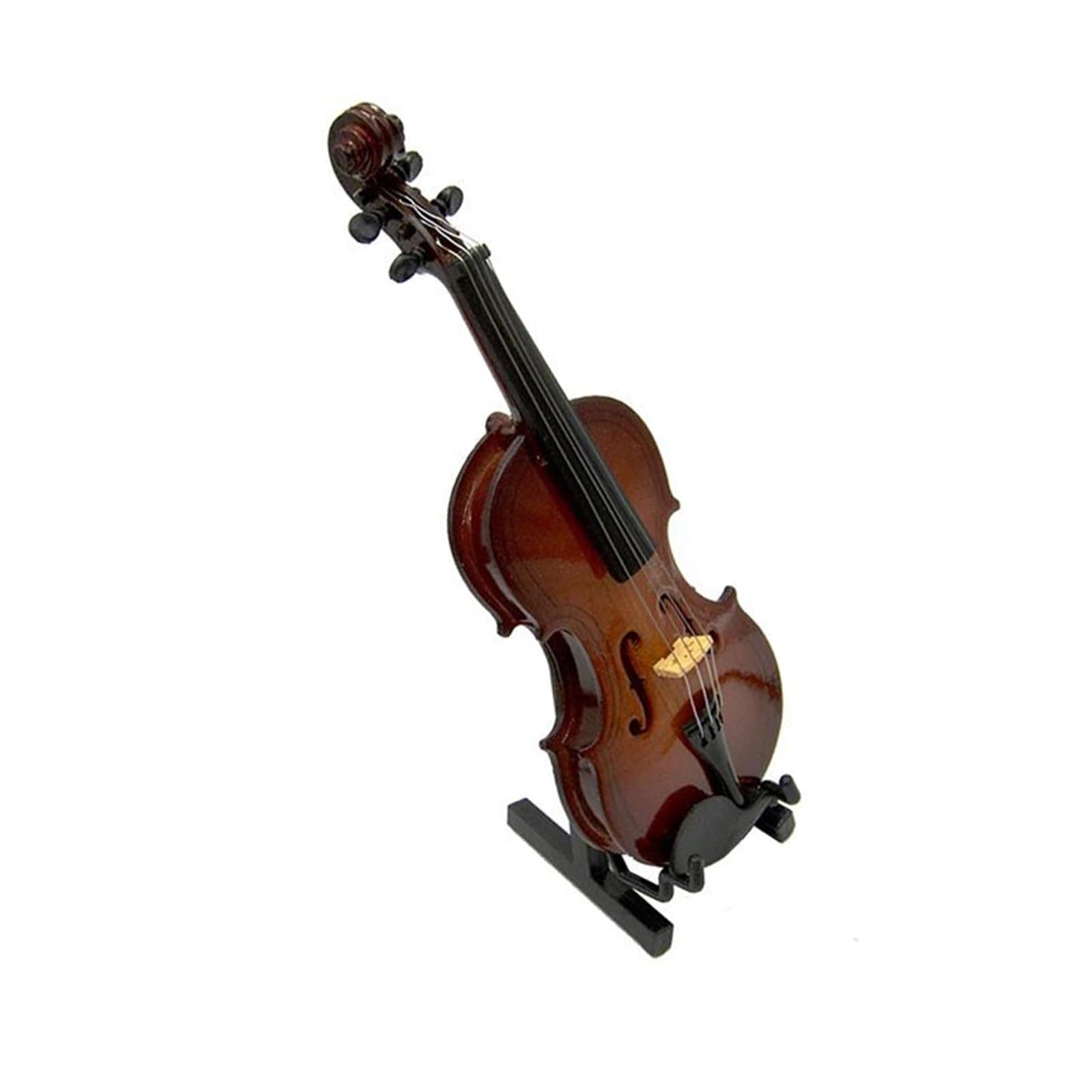 Ozdoby na instrumenty muzyczne Drewniany miniaturowy model skrzypiec z futerałem ozdoby instrumentów muzycznych(16cm)