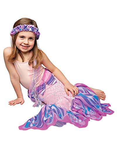 DREAMY DRESS-UPS 71609 - Pinne a Forma di Coda di Sirena, Colore: Rosa